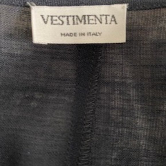 Vestimenta Spa Black Buttoned Top/Jacket/Cardigan, Made in Italy, NWT - Picture 5 of 6